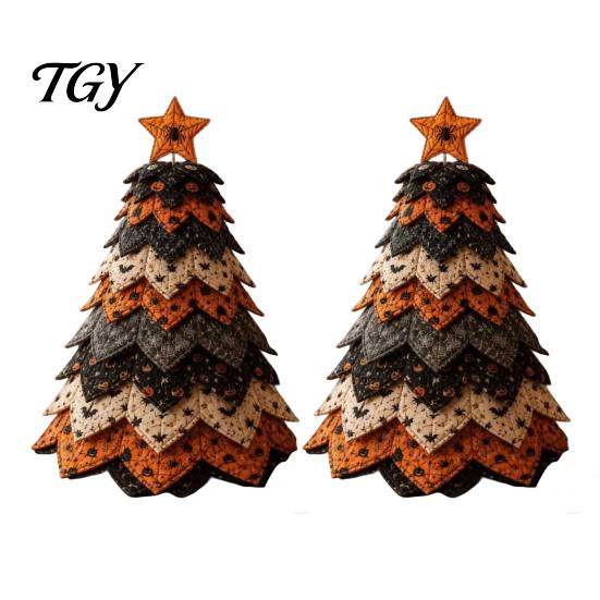 Crafting Materials for Kids DIY Christmas Tree Craft Kit, Handmade Art Crafts And Easy Sewing Kit Beginners Adults, Interactive Fabric Set Holiday