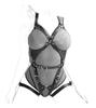 OnundOn Leather Harness Lingerie Bondage Set Belt Body Chest Strap Fetish Erotic Lingerie SM Restraints Sex Toys