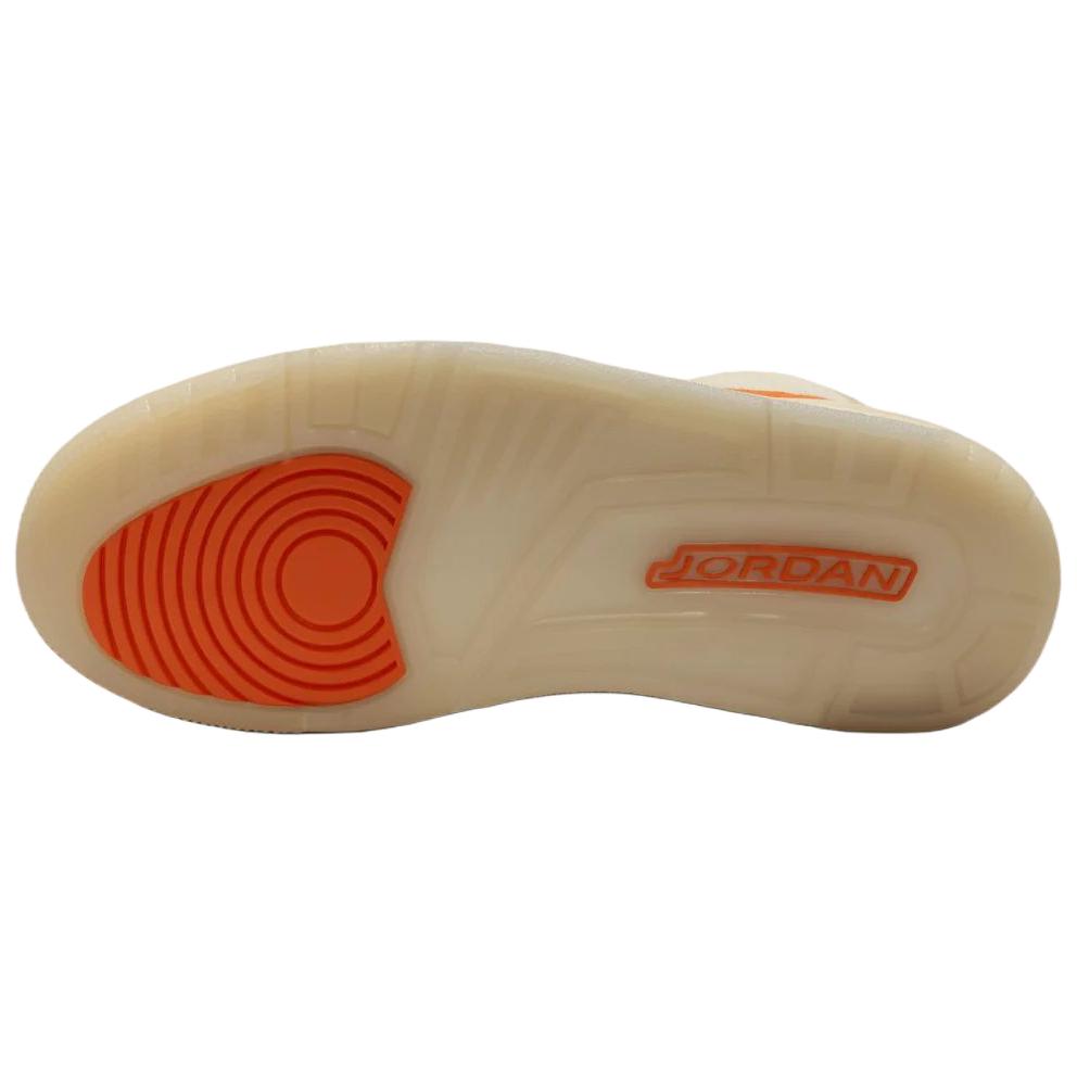 Jordan Air Jordan 3 Износостойкие Полувысокие Винтажные Баскетбольные Кроссовки Женские Бежевые Jordan IH7694-200