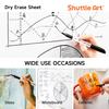 Shuttle Art Erasable Whiteboard Black Fine Tip for and LED Ideal for and Markers, 16-Pack, Ink, (1.5mm), Whiteboards, Glass, Plastic, Signs, Offices,
