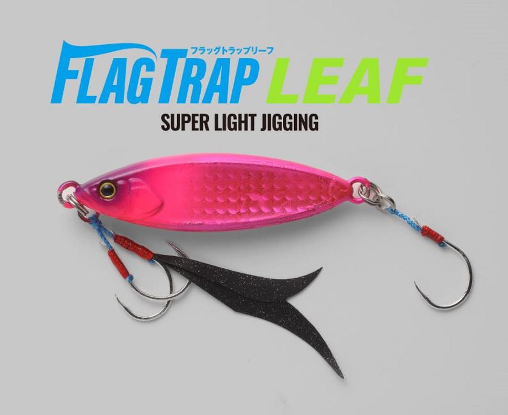 Jackall Metal Jig Flag Trap Leaf 80 Grams Red Gold Magma Wave HL (9040)