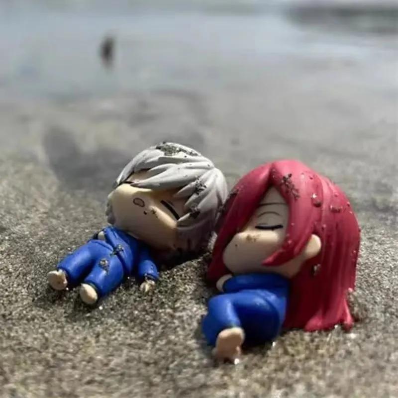 5 шт. Фигурка Q Chigiri Hyoma Blue Lock Спящие Фигурки Куклы Isagi Yoichi Фигурка Nagi Seishiro Rin Itoshi ПВХ Коллекционная Игрушка