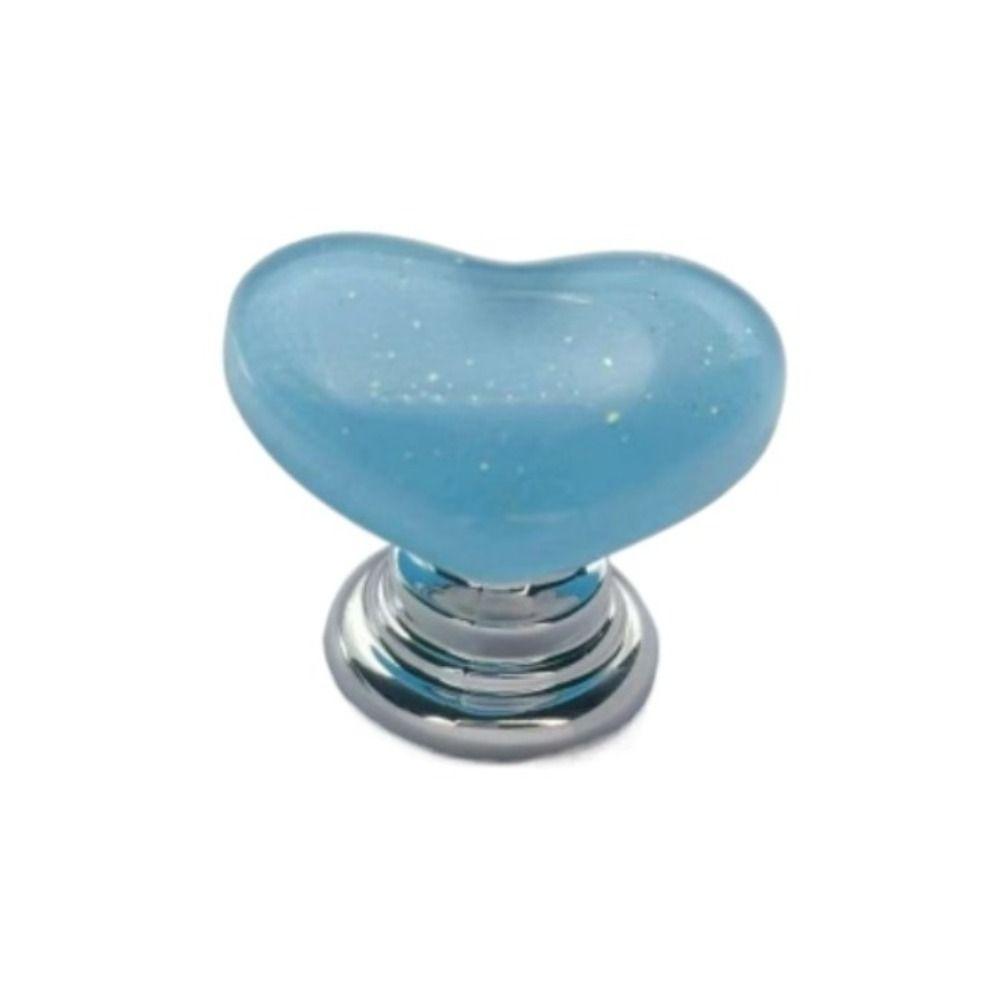 Heart Shape Toilet Press Glitter Water Press Flush Button Fashion Toilet Button Women