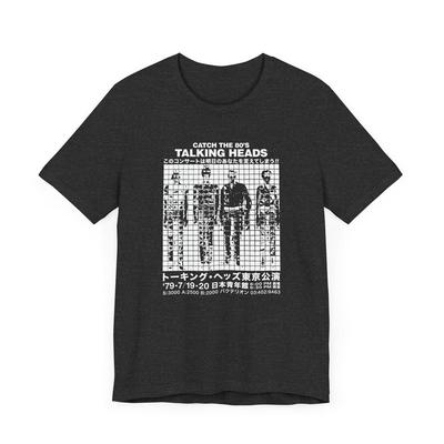 Футболка Talking Heads Live Japan 79,, Альтернативный рок УНИСЕКС РУБАШКА