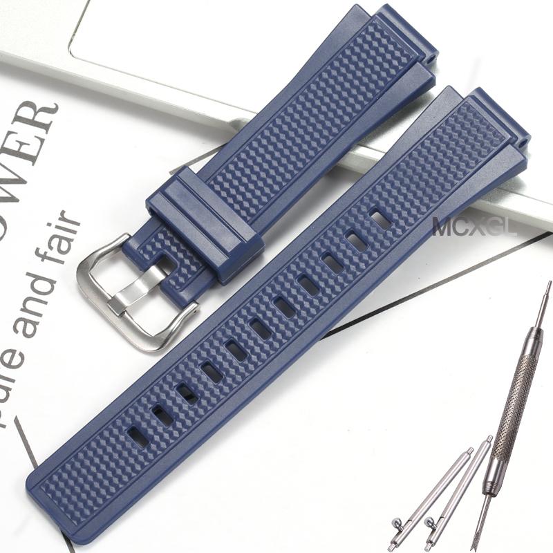 Смола Ремешок для часов Подходит для Casio GST-B200-1A Запасной ремешок GST-B200 Мужские Спортивные Водонепроницаемый Резиновый ремешок Аксессуары для часов