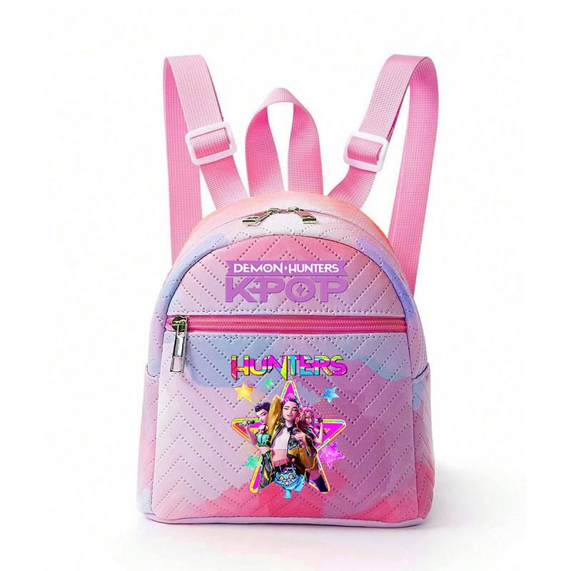 Girls Lightweight School Backpack Candy Color Minimalist Campus Bag Teenagers Daily Use 20L Capacity