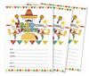Inkdotpot Набор из 30 приглашений на вечеринку Taco Bout, приглашения на вечеринку в стиле фиеста, приглашения для заполнения с конвертами