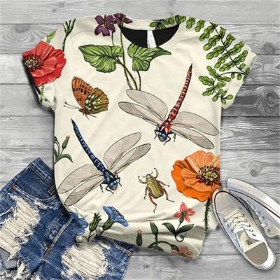 Женская футболка с принтом бабочки Harajuku, женская футболка с коротким рукавом, женская одежда, летняя эстетическая футболка с графикой, милые рубашки для девочек, женская одежда