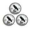 1/2/3/5Pcs Raven Skull Souvenir Coin Heavy Duty Attitude Crow Challenge Coin Token of Freedom and Humor Metal Badge Home Decoration
