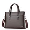 Мужская сумка-портфель из ПУ-кожи, большая вместимость, для бизнес-ноутбука, сумка-мессенджер для commutes, высококачественная сумка через плечо для компьютера