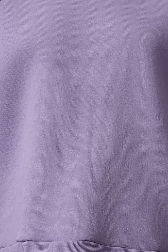 Женская модная стильная толстовка изумрудно-зеленого цвета, свободная удобная посадка, базовый вязаный свитшот с рукавами реглан и круглым вырезом