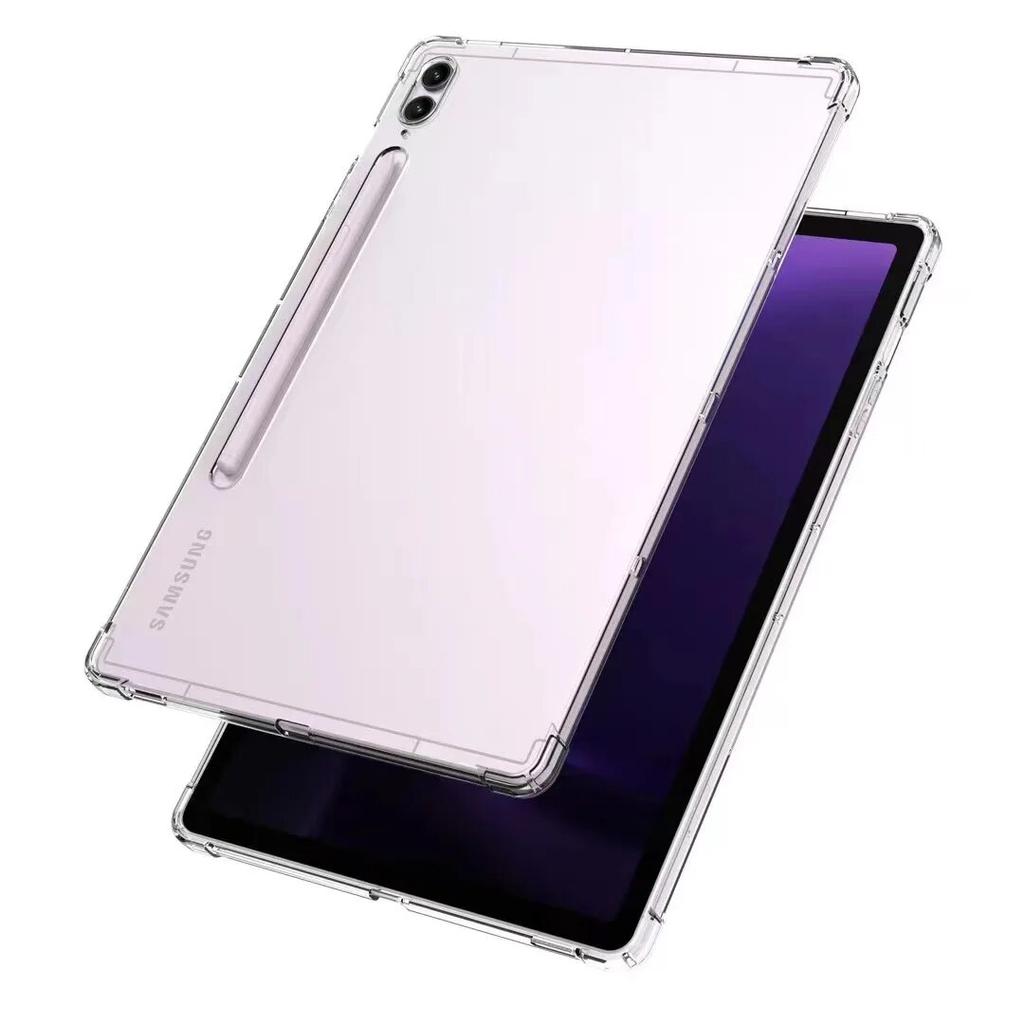 Чехол Samsang TabS9 FE +, силиконовый мягкий прозрачный чехол для Samsung Galaxy Tab S9 FE A9 + A9 Plus S9FE 2023, противоударная задняя крышка для планшета