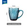 LOVWISH Ins Style Peacock Feather Glass Mug Set