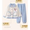 Girls Coral Fleece Pajama Set With Zipper Warm Thick Flannel Sleepwear Kids Ages 8 Winter Home Outfit
