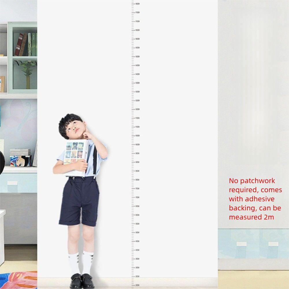 Waterproof Height Measurement Sticker Self-adhesive Growth Chart Sticker  Home Use