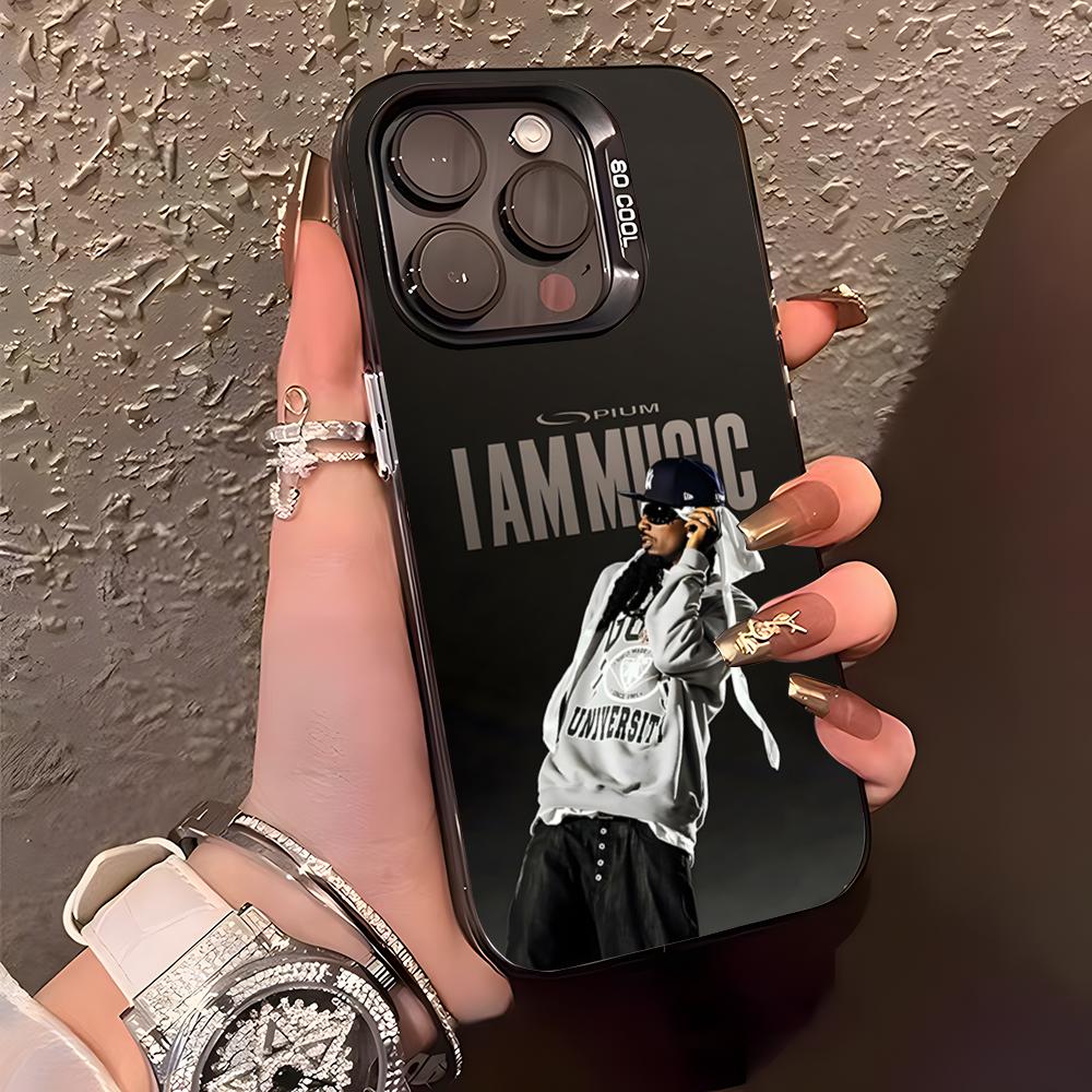 Rap P-Playboi C-Carti Phone Case For IPhone17 Air 16 15 14 Plus 13 12 11 Pro XS Max Silver Black Bumper Case
