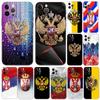 Чехол для телефона с флагом России для iPhone 5 5s 2020se 6 6s 7 8 plus x 10 XR XS 11 12 13 mini pro MAX черная задняя крышка из ТПУ
