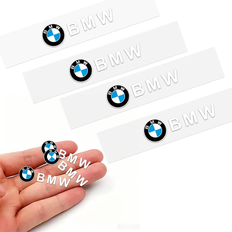 BMW Logo Fashion New Car Emblem Decorative Stickers Decorative Sticker For BMW M X3 X5 E46 E90 E60 F10 F30 Auto Accessories AW3