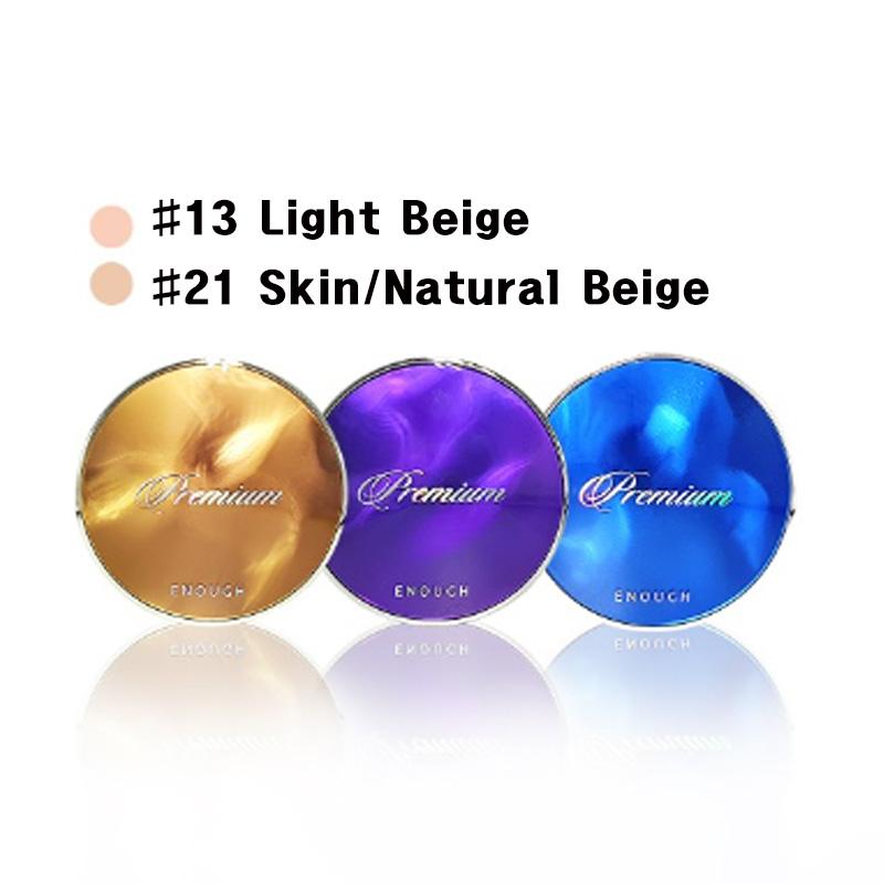 ENOUGH Premium Ultra X10/ 8Peptide/ Rich Gold Two-Way Cake SPF50+ PA+++ with Refill 11g (20 Options)