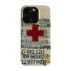 Крутой ретро-чехол для телефона Красный Крест для iPhone 17 16 15 14 13 12 11 Air Pro Max X XS XR XSMax 7 8 Plus Глянцевая пленка Жесткий ПК-чехол