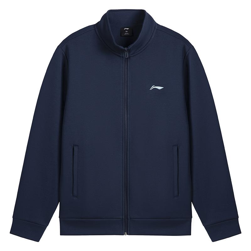 Li Ning Sweatshirts Unisex Midnight Voyage Blue Moderate AWDVG69-2