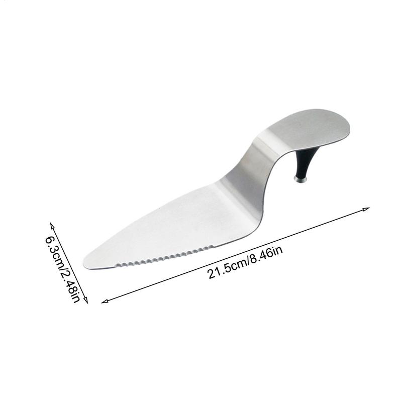 Лопатка для торта Сервировочная лопатка для десертов Резак Кухонные столовые приборы Лопатка для пиццы с эргономичной ручкой Для тортов пирогов пицц десертов