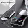 Aluminum RGB Monitor Stand Riser Bracket with 4 USB Ports Desk Organizer All-In-One Computer Laptop Height Stand Holder