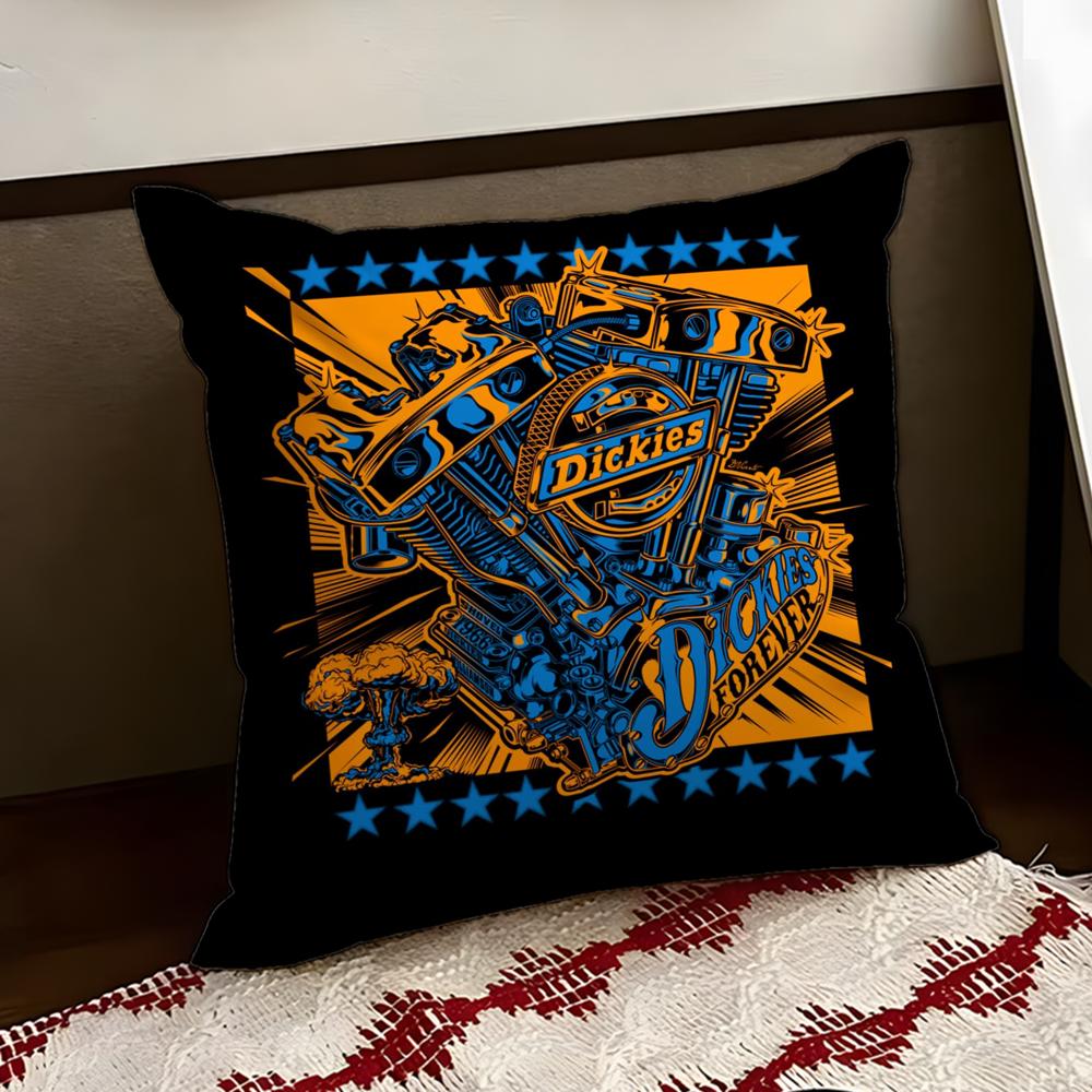 Luxury DDickiesS Cushion Cover Reversible Soft Durable Pillow Cover Home Car MultiScene Use for Daily Comfort