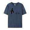 Cute Mens TShirt Love Fishing Tshirt Group Tops  Tees Autumn Black Design Top Tees For Men TShirt