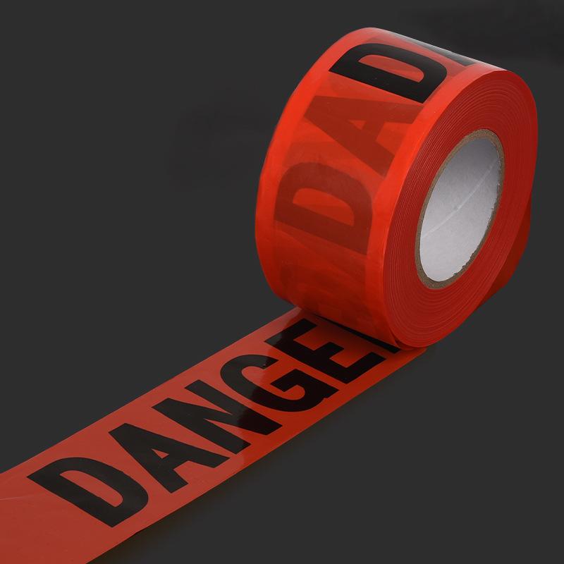 10M Halloween Caution Tape Yellow Hazard Warning Safety Line Outdoor Decoration Prop For Yard And Garden Party Setup