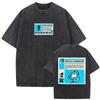 Summer Hot Sale Washed Vintage Rock Band Radiohead Graphic Tshirt Unisex Harajuku T Shirt Y2k Gothic Cotton Oversized Tshirts