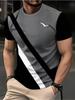 Personalized Pattern Printed Men's Short-sleeved T-shirt Comfortable and Breathable Summer Wear