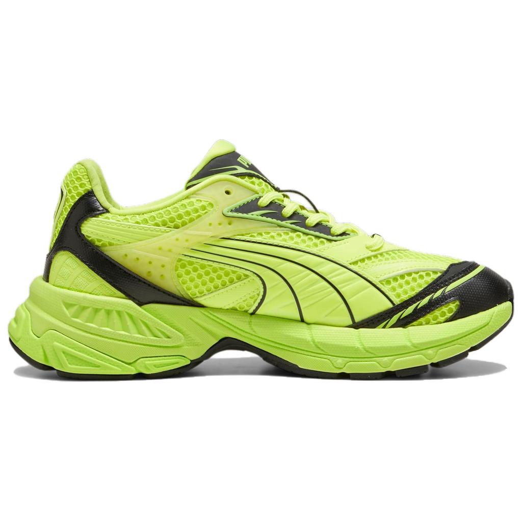 Puma Velophasis Electric Lime Unisex Sneakers Green Black 396479-05