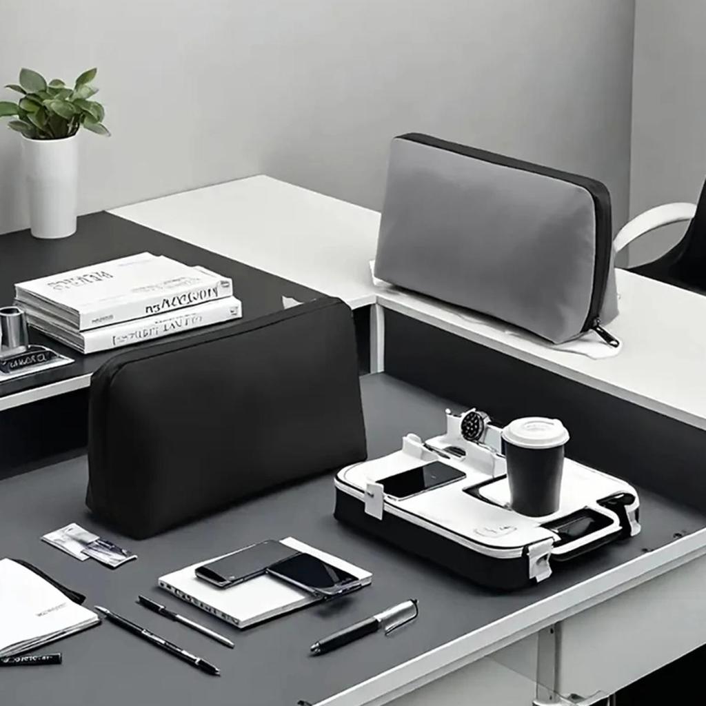 Travel Storage Bag Large Capacity Portable Charger Headphone Data Cable Organizer Bag Waterproof Grooming Toiletries Pouch