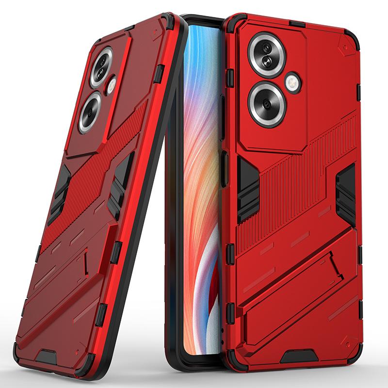 Для Oppo A79 A38 A18 A58 A78 A17 A97 A57 A57e 5G Punk Armor противоударный бампер прочный прорезиненный ПК подставка держатель чехол чехол