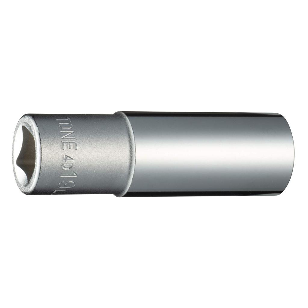 TONE Deep Socket Drive Angle Width Across Flats 19mm (12 Square) HP4D-19L 12.7mm (1/2")