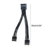 USB 11PIN разветвительный кабель для подключения двух устройств к материнской плате компьютера, стабильная передача данных и шнур для зарядки