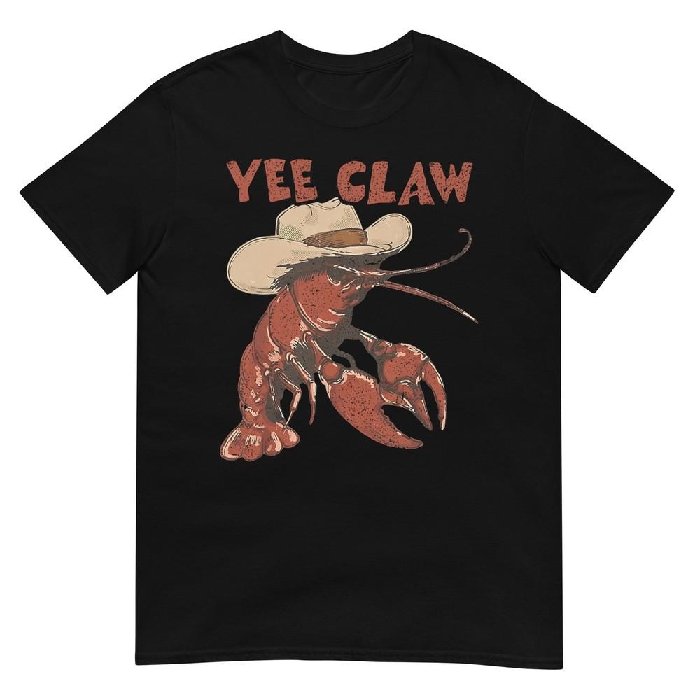 Yee Claw Funny Vintage Crawfish Boil Cajun Seafood Festival TShirt