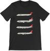 Футболка с коллекцией самолетов Northwest Airlines