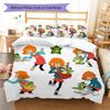 Lilli Witch Bedding Quilt Set Quilt Cover Pillowcase Home Decoration Birthday Gift (1 * duvet cover + 2 * pillowcase, without core)