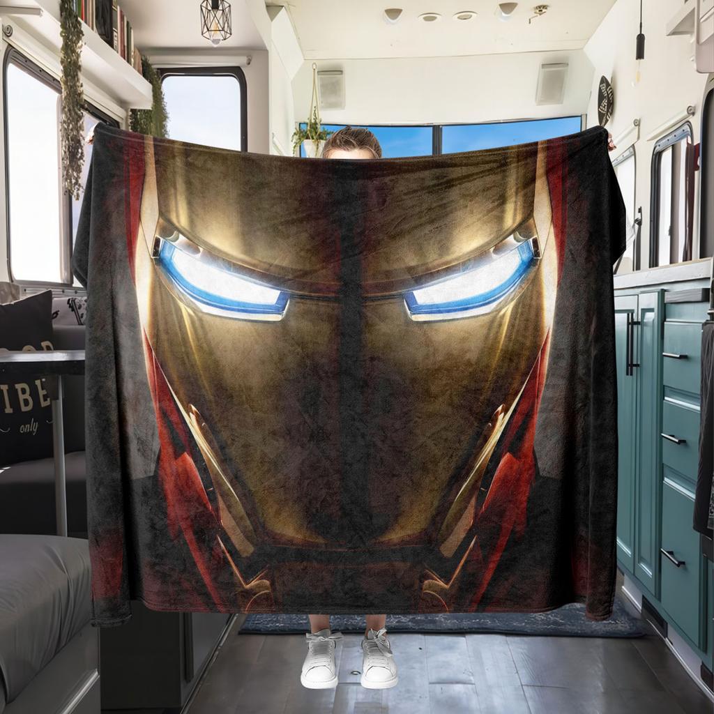 Мультяшный принт Marvel для спален, диванов, кроватей, стульев, пикников, путешествий. Фланелевое одеяло. Домашний декор. Отличный подарок. Различные размеры. Новое