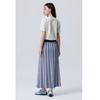 Benetton Multi Stripe Knit Skirt Bask05611