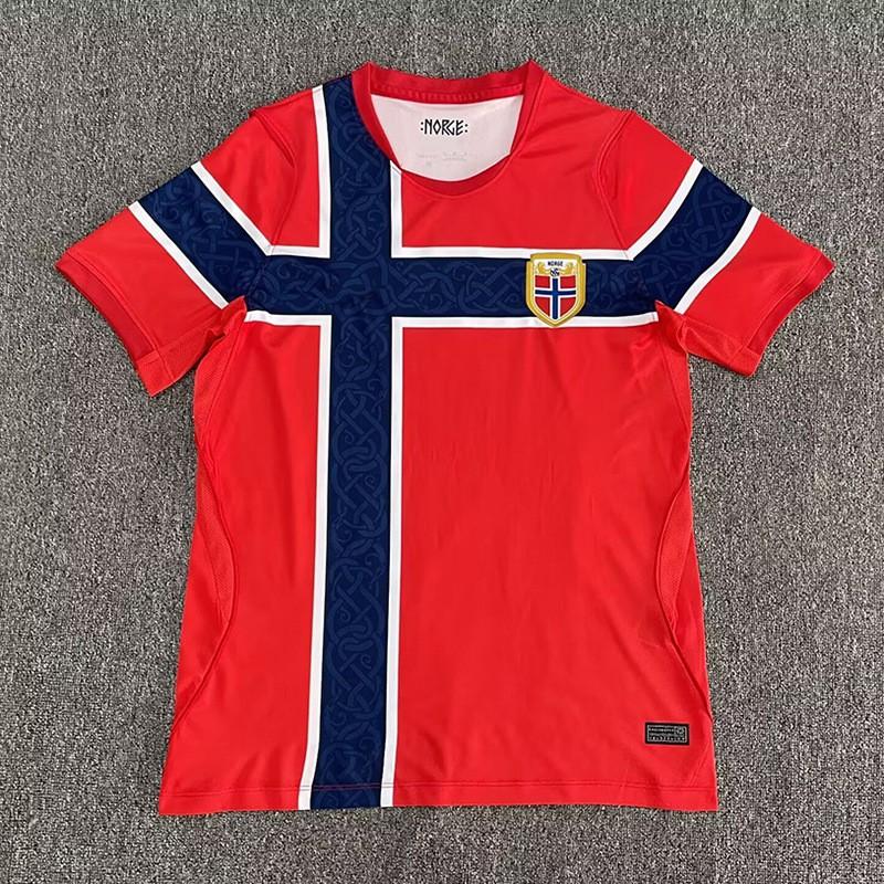 Norway 2026 Soccer Jersey Men Women Short Sleeve Football Kit Home Away Alternate Fan Player Version
