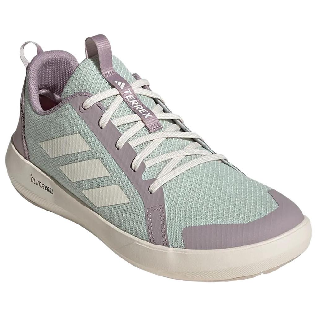 Adidas Terrex Лодочная PU Ткань Шнуровка Climacool Удобные Мягкие Амортизирующие Дышащие Легкие Низкие Кроссовки для Хайкинга Унисекс Кроссовки для Хайкинга JS2955