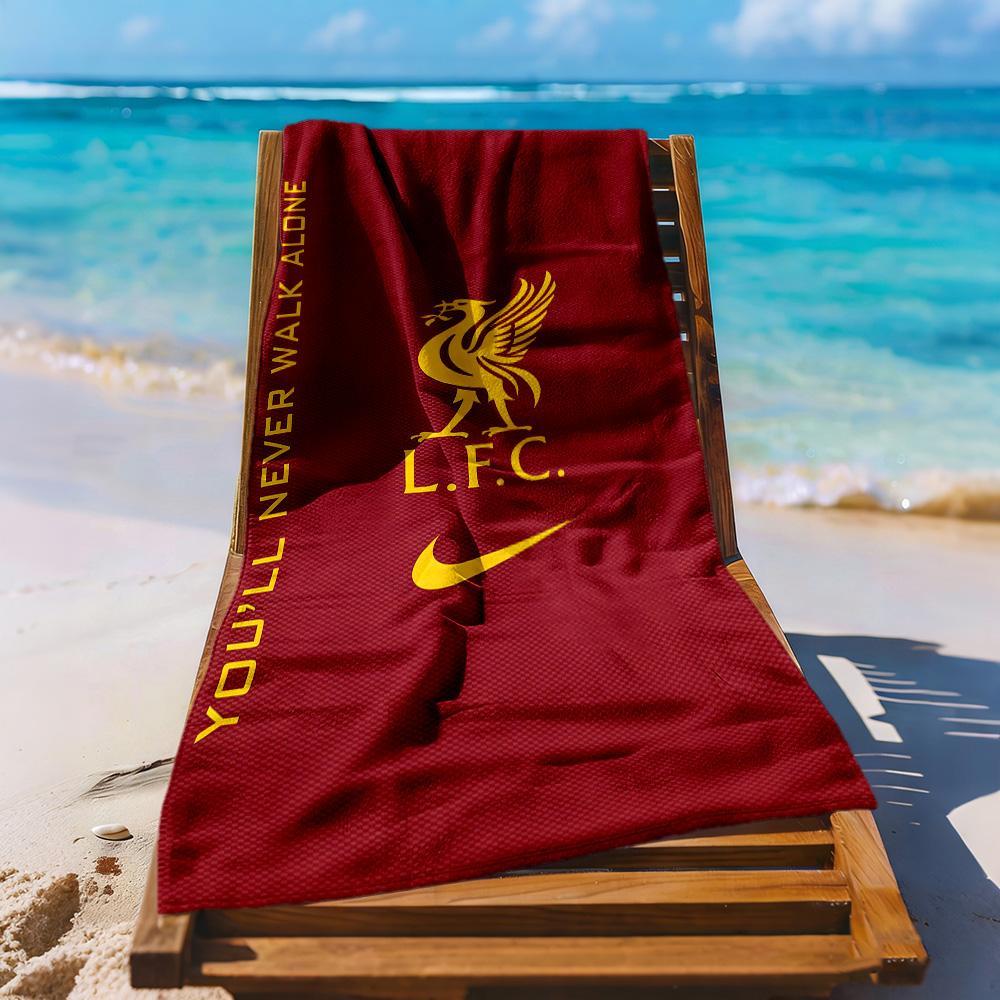 Liverpool Football Club Beach Towel High Absorbency Quickdry Comfortable Lightweight