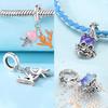 Оригинальные медные шармы в виде морского краба, черепахи, осьминога, бусины, подходят для браслетов, аксессуары, шармы, ювелирные изделия, женские, изящные ювелирные изделия, подарок