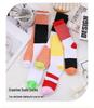 Salmon Sushi Mid-Calf Socks Gift Set - Fun Cotton Food Socks for Couples