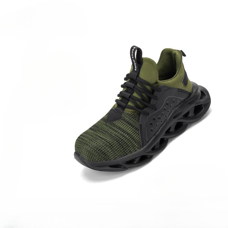 Дышащая, противоударная и противопрокольная стальная изоляция носка защитная рабочая защитная обувь