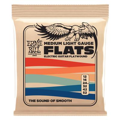 2582 Струны для электрогитары FLATWOUND MEDIUM LIGHT [Оригинал] (12-52)