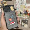 Корейские яблочные мультяшные ежики, гелевые наклейки для телефона и планшета